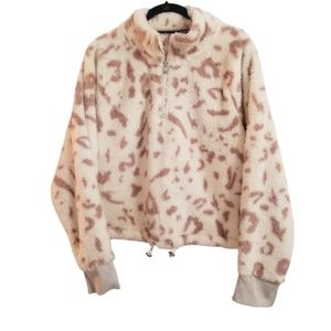 Calvin Klein Performance Sherpa 1/2 Zip Pullover Sweatshirt Women's XL